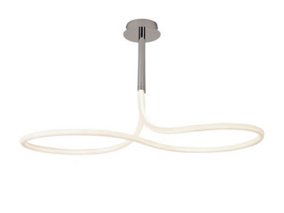 B&Q -  Luminosa Nur Ceiling50W Led3000K3750LmIp20Chrome