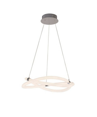 Luminosa Lighting Luminosa Infinity Ii Ceiling42W Led3000K3150LmIp20Chrome from B&Q