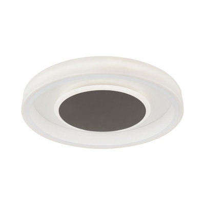 Luminosa Lighting Luminosa Moca Flush 50Cm Round 40W Led 4000K2400LmWhite / Mocha3Yrs Warranty from B&Q