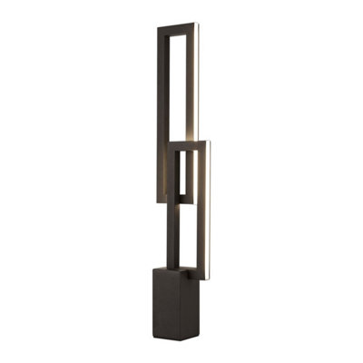 Luminosa Lighting Luminosa Mural Table Lamp18W Led3000K1380LmIp20Matt Black3Yrs Warranty from B&Q