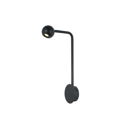 Luminosa Lighting Luminosa Eyes Wall Lamp6W Led3000K390LmSand Black3Yrs Warranty from B&Q
