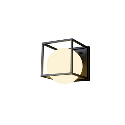 Luminosa Lighting Luminosa Desigual Large Wall Lamp1 Light E27Matt Black from B&Q