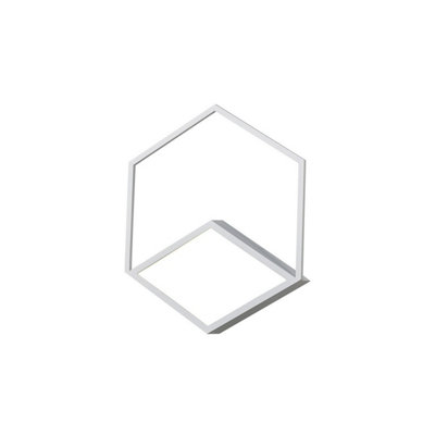 Luminosa Lighting Luminosa Kubick Ceiling/wall Light48W Led3000K2700LmWhite3Yrs Warranty from B&Q