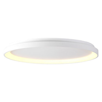 Luminosa Lighting Luminosa Niseko Ring Ceiling 90Cm 78W Led3000K6200LmWhite3Yrs Warranty from B&Q
