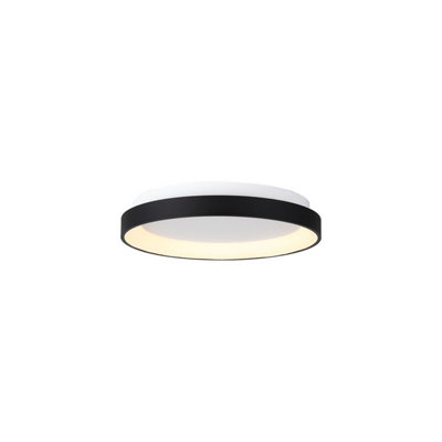 Luminosa Lighting Luminosa Niseko Ring Ceiling 78Cm 58W Led3000K4700LmBlack3Yrs Warranty from B&Q