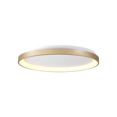Luminosa Lighting Luminosa Niseko Ring Ceiling 78Cm 58W Led3000K4700LmGold3Yrs Warranty from B&Q