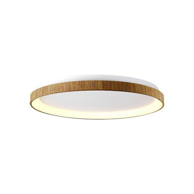 Luminosa Lighting Luminosa Niseko Ring Ceiling 78Cm 58W Led3000K4700LmWood3Yrs Warranty from B&Q