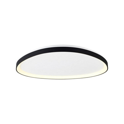 Luminosa Lighting Luminosa Niseko Triangular Ceiling 61Cm 48W Led3000K2900LmBlack3Yrs Warranty from B&Q
