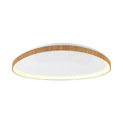 Luminosa Lighting Luminosa Niseko Triangular Ceiling 61Cm 48W Led3000K2900LmWood3Yrs Warranty from B&Q
