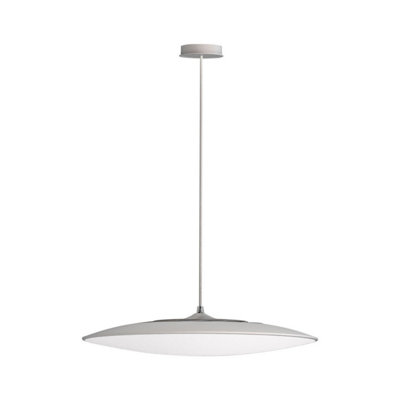 Luminosa Lighting Luminosa Slim Led Pendant 46Cm Round 50W Led4000K4300LmWhite3Yrs Warranty from B&Q