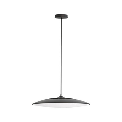 Luminosa Lighting Luminosa Slim Led Pendant 25Cm Round 16W Led4000K1440LmBlack3Yrs Warranty from B&Q