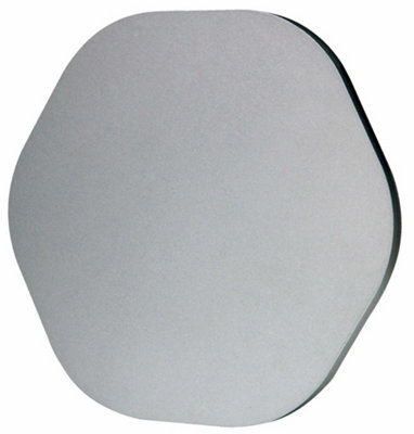 Luminosa Lighting Luminosa Fusion Wall Light 19.2Cm Hexagonal 12W Led 3000K1080LmSilver Paint from B&Q