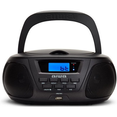B&Q -  Bbtu-300 Black Boombox Portable Cd Radio