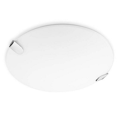 Luminosa Lighting Luminosa Leds C4 Clip Led Large Ceiling Light Chrome from B&Q