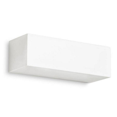 Luminosa Lighting Luminosa Ges 1 Light Indoor Plaster Wall Light WhiteE14 from B&Q