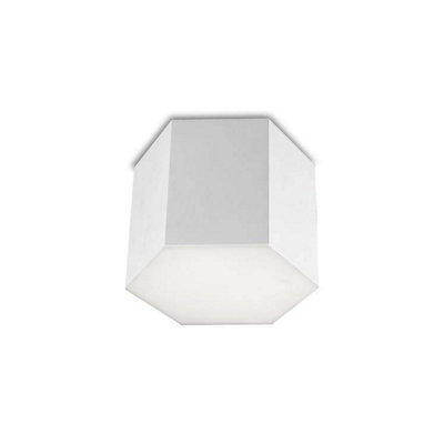 Luminosa Lighting Luminosa Leds C4 Led 1 Light Flush Ceiling Light White from B&Q