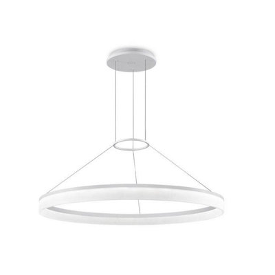 Luminosa Lighting Luminosa Integrated Led 1 Light Large Ceiling Pendant White from B&Q