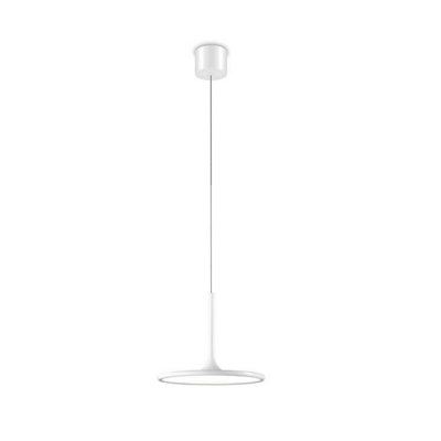 Luminosa Lighting Luminosa Integrated Led 1 Light Large Ceiling Pendant White from B&Q