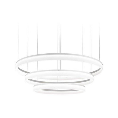 Luminosa Lighting Luminosa Integrated Led Large Ceiling Pendant Light White from B&Q