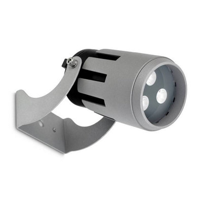 Luminosa Lighting Luminosa Powell Led 3 Light Small Outdoor Spotlight Grey Ip65Special Offer from B&Q