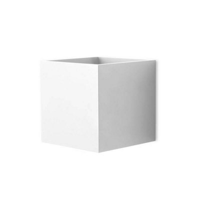 Netlighting Unisex White Kub Led Light Up & Down Wall Light Size 1 - Image 3