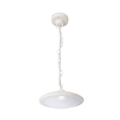 B&Q -  Luminosa Pergola Led Outdoor Ceiling Pendant Light White Ip44