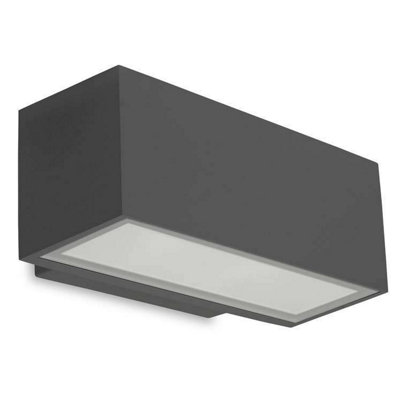 Luminosa Lighting Luminosa Afrodita Led Light Outdoor Small Up / Down Wall Washer Light Urban Grey Ip65 from B&Q