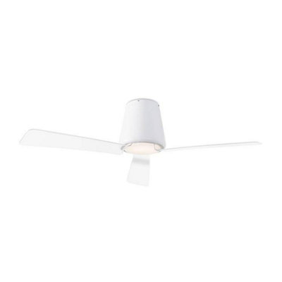 B&Q -  Luminosa Garb Led Ceiling Fan White Ip44