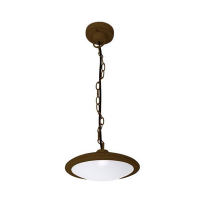 Luminosa Lighting Luminosa Pergola Led Outdoor Ceiling Pendant Light Brown Ip44 from B&Q