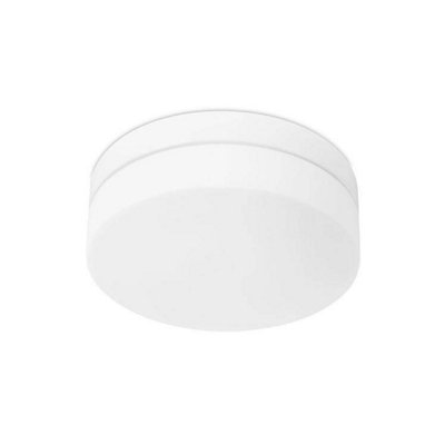 Luminosa Lighting Luminosa Farrow Flush Ceiling Light White 2X E27 40W 28Cm from B&Q
