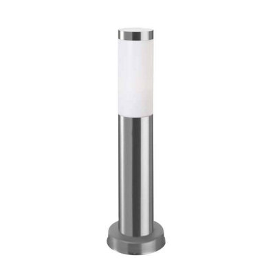 Luminosa Lighting Luminosa Koral 1 Light Outdoor Bollard Light Grey Ip55 from B&Q
