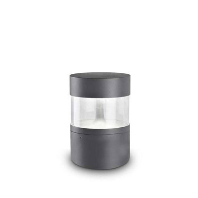 Luminosa Lighting Luminosa Newton Led Outdoor Pedestal Light Urban Grey Ip65 from B&Q