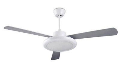 Luminosa Lighting Luminosa Leds C4 Bahia Led Ceiling Fan White from B&Q