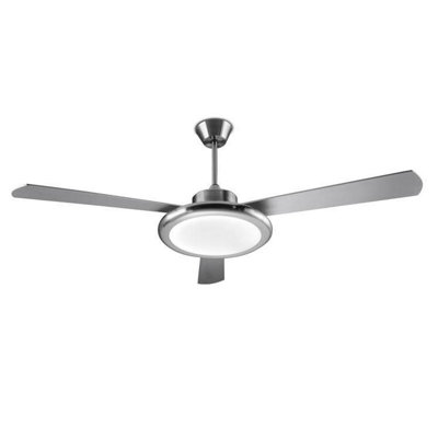 Luminosa Lighting Luminosa Leds C4 Bahia Led Ceiling Fan Satin Nickel from B&Q