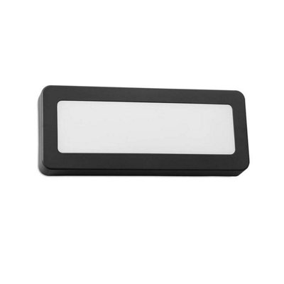 Luminosa Lighting Luminosa Grove Led Outdoor Wall Light BlackGrey Ip65 from B&Q