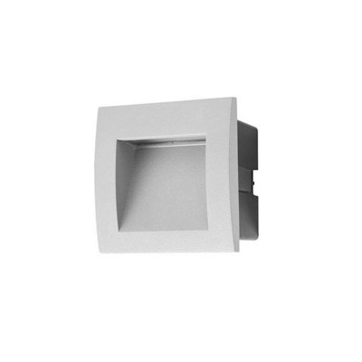 Luminosa Lighting Luminosa Face Led Outdoor Square Wall Light Grey Ip65 from B&Q