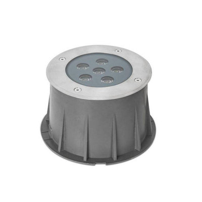 Luminosa Lighting Luminosa Ringo Led 6 Light Recessed Outdoor Ground Light Stainless Steel Ip67 from B&Q