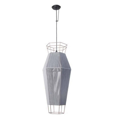 Luminosa Lighting Luminosa Legato 1 Light Wall / Ceiling Pendant BlackGreyE27 from B&Q