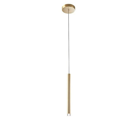 B&Q -  Luminosa Candle Led Slim Ceiling Pendant Satin Gold 360Lm 2700KSpecial Offer