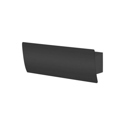 Luminosa Lighting Luminosa Duna Led Flush Wall Light Black 35Cm 3857Lm 3000K from B&Q