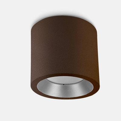 Luminosa Lighting Luminosa Cosmos Outdoor Led Surface Mounted Ceiling Light Brown 16.8Cm 2526Lm 3000K Ip65 from B&Q