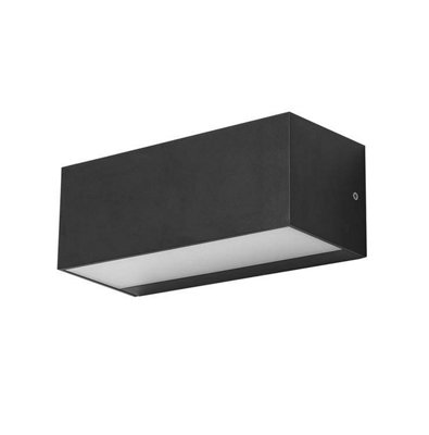 Luminosa Lighting Luminosa Ara 1 Light Outdoor Wall Light Urban Grey Ip65 from B&Q