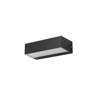 Luminosa Lighting Luminosa Ara Led Outdoor Wall Light Urban Grey Ip65 from B&Q