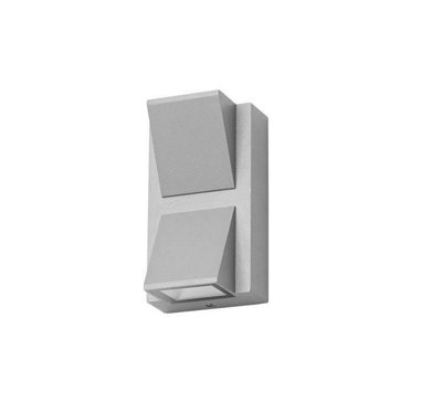 Luminosa Lighting Luminosa Loyd Led Outdoor Up Down Wall Light Grey Ip54 from B&Q