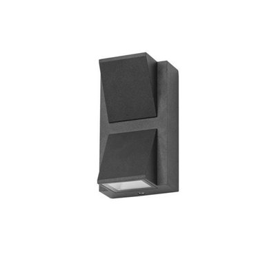 Luminosa Lighting Luminosa Loyd Led Outdoor Wall Light Black Ip54 from B&Q