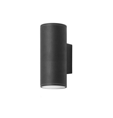 Luminosa Lighting Luminosa Orion Led Outdoor Surface Mounted Wall Light Black Ip54 from B&Q