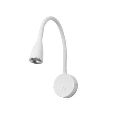 Luminosa Lighting Luminosa Crobat Led Wall Reading Light White 450Lm 3000K from B&Q