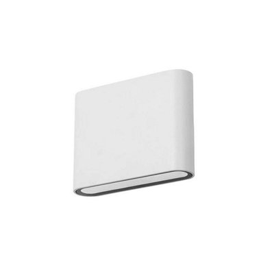 Luminosa Lighting Luminosa Slim Led Outdoor Wall Light White Ip54 from B&Q