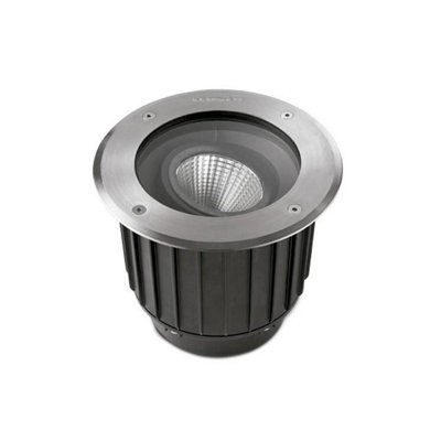 Luminosa Lighting Luminosa Gea Outdoor Led Recessed Ground Uplight Stainless Steel Polished 1950Lm 2700K Ip67 from B&Q