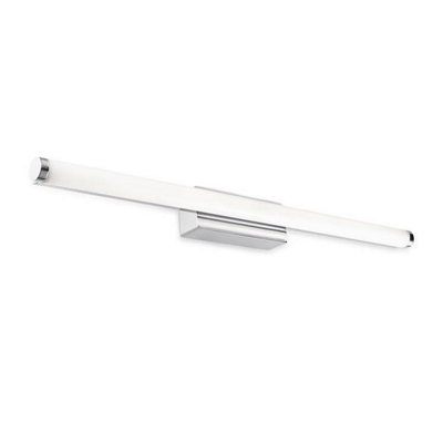 Luminosa Lighting Luminosa Toilet Slim Bathroom Led Wall Light Chrome 2010Lm 3000K Ip44 from B&Q